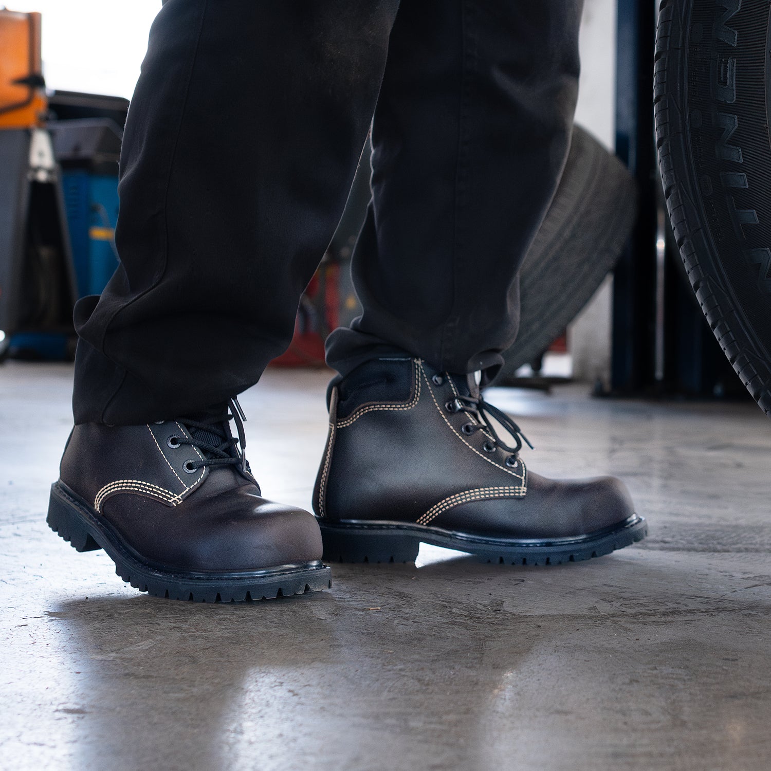 BOTAS DE SEGURIDAD DE PIEL BERRENDO 154+ UNISEX