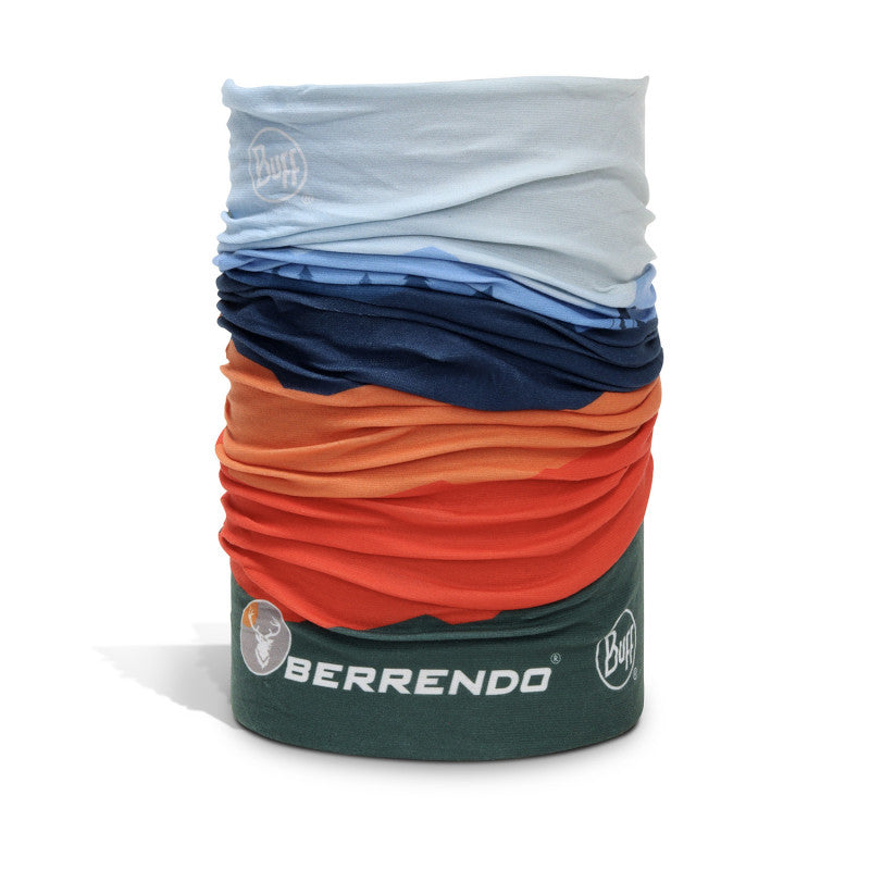 BUFF® ORIGINAL ECOSTRETCH - MULTIFUNCIONAL PARA SENDERISMO COLOR AZUL-NARANJA