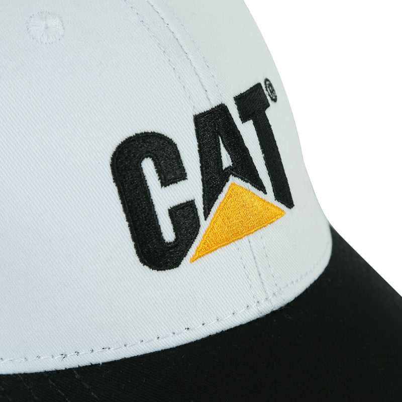 GORRA CAT NEGRO CON BLANCO MODELO 1120274