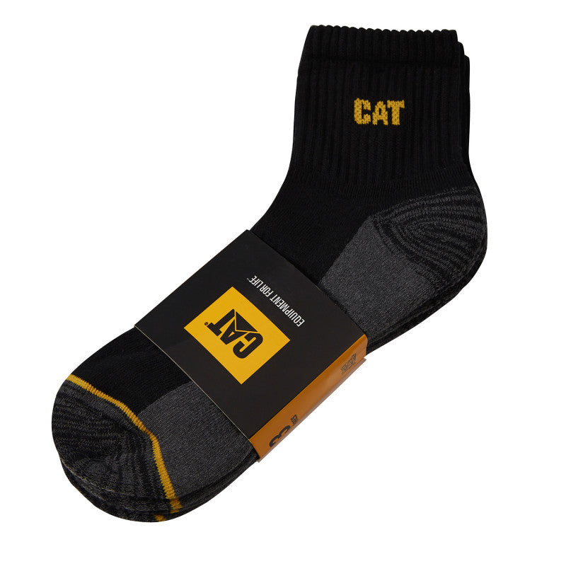 SET CALCETINES CORTOS NEGROS UNITALLA CAT PARA HOMBRE (3 PARES)