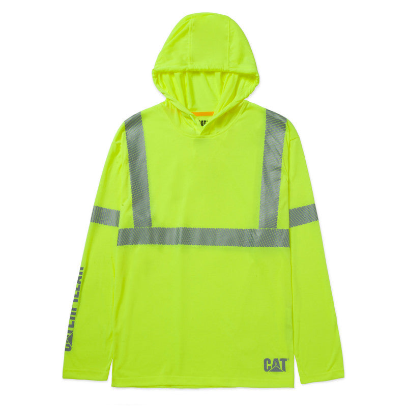 PLAYERA CAT MANGA LARGA CON CAPUCHA Y REFLEJANTE COLORES NEON