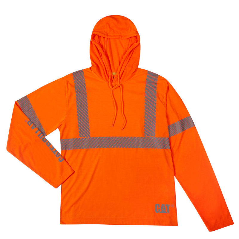 PLAYERA CAT MANGA LARGA CON CAPUCHA Y REFLEJANTE COLORES NEON