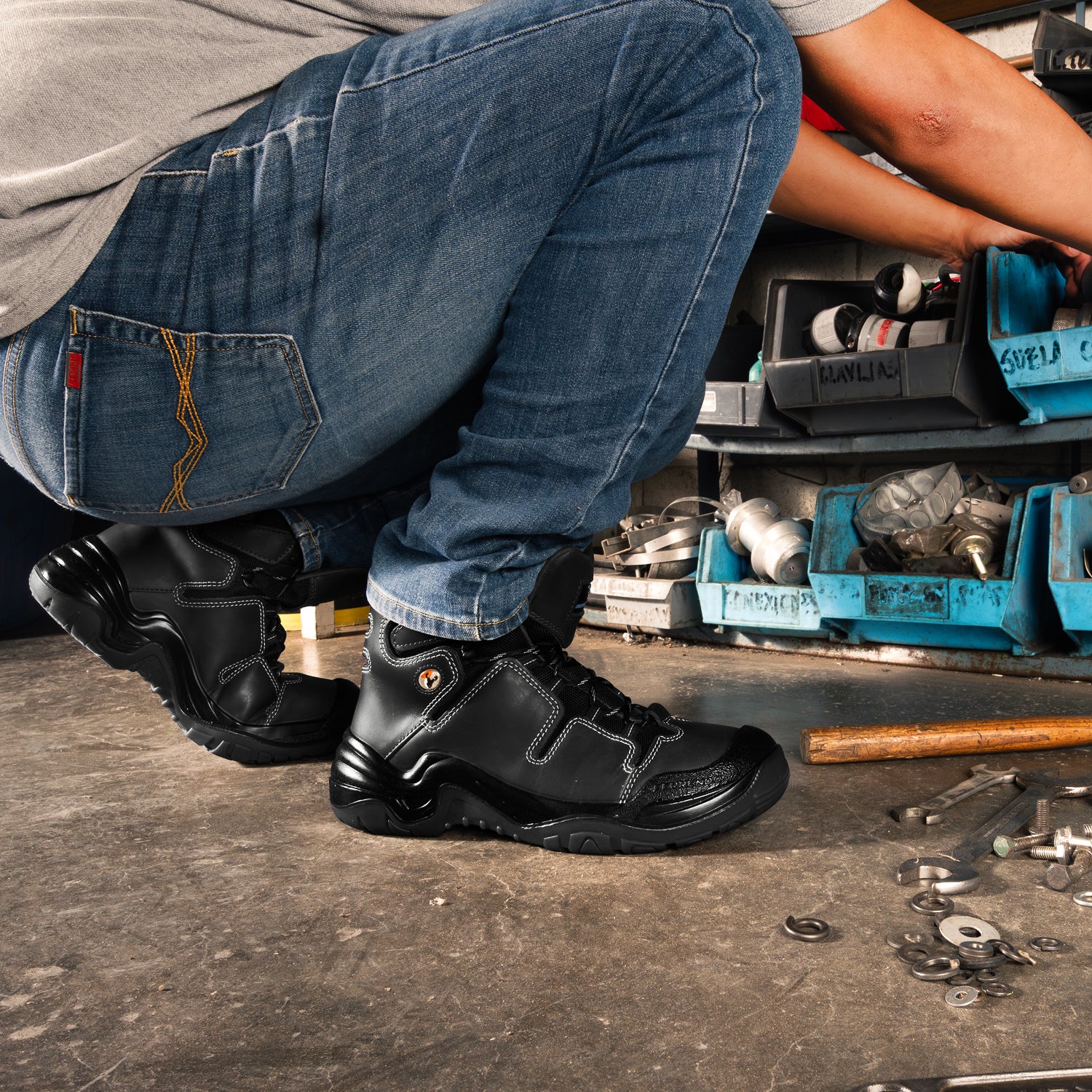 BOTA INDUSTRIAL DE PIEL BERRENDO BIOTECH 3012 UNISEX