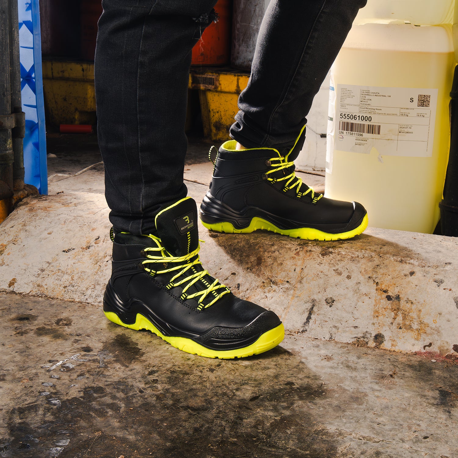 BOTA INDUSTRIAL DE PIEL BERRENDO BIOTECH 3104