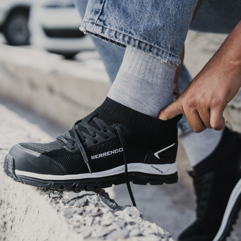TENIS DE SEGURIDAD TIPO CALCETIN BERRENDO 7715 HOMBRE