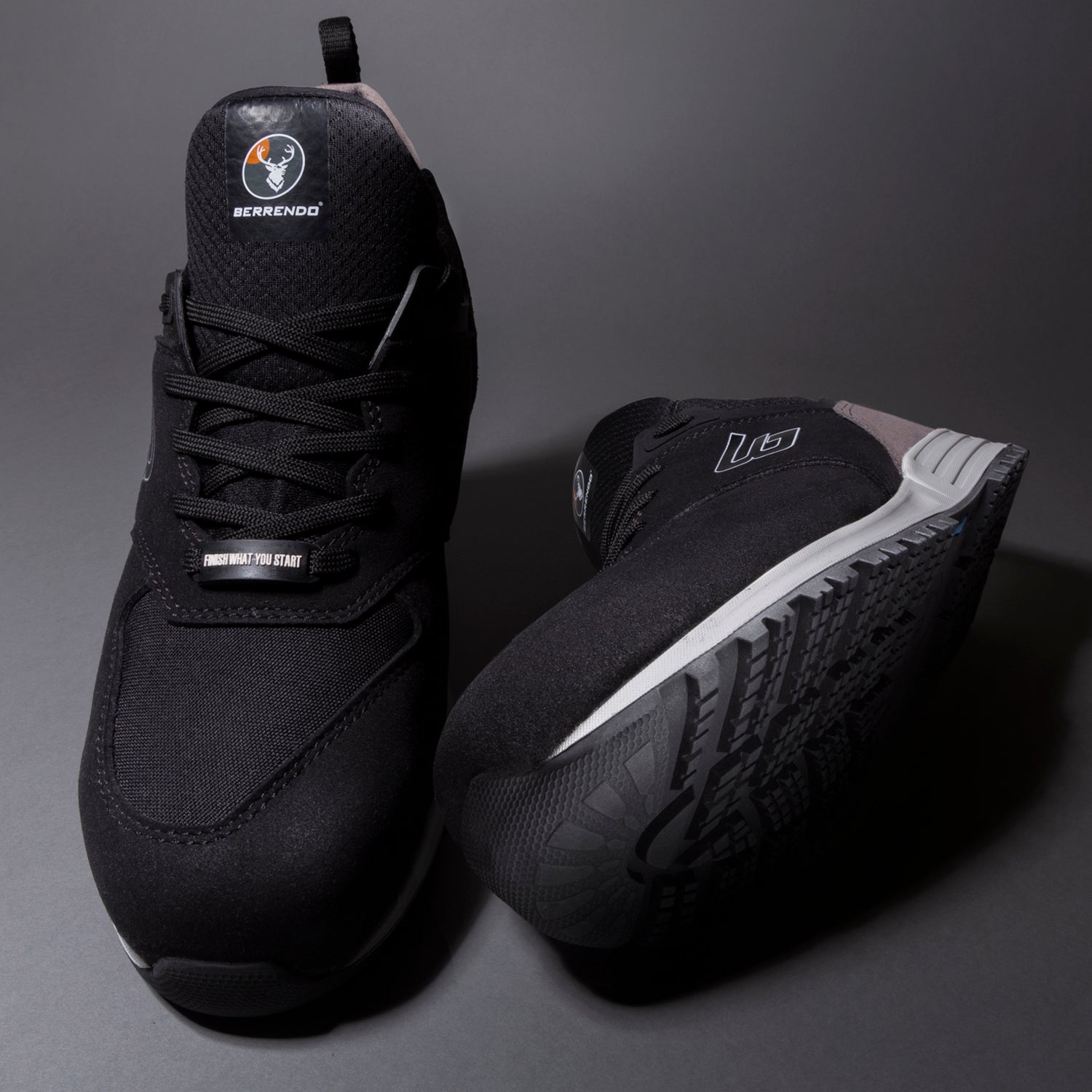 TENIS DE SEGURIDAD ANTIPENETRACIÓN BERRENDO W296 PARA HOMBRE
