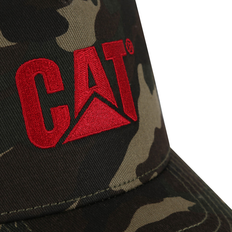 GORRA CAT CAMUFLAJE LOGO ROJO MODELO 4090072