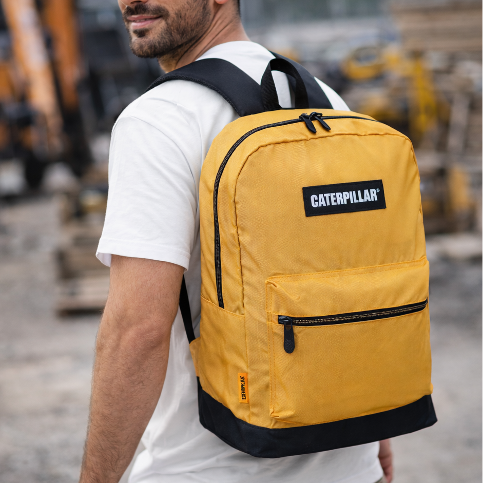 MOCHILA CAT UNISEX 84404 AMARILLA